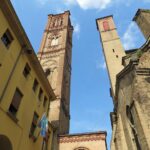italy, bologna, towers