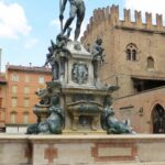 italy, bologna, fountain