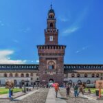 italy, milan, castello sforzesco