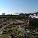 Italia in Miniatura, Überblick von der Hochbahn, Viserbella di Rimini, Riviera Romagnola