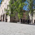 Umgebaute Ruinen der Kirche San Pietro zum Brunnen in Parma
