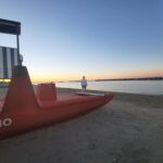 Sehnsuchtsblick auf das Meer an der Riviera Romagnola