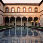 sforzesco castle, milan, italy